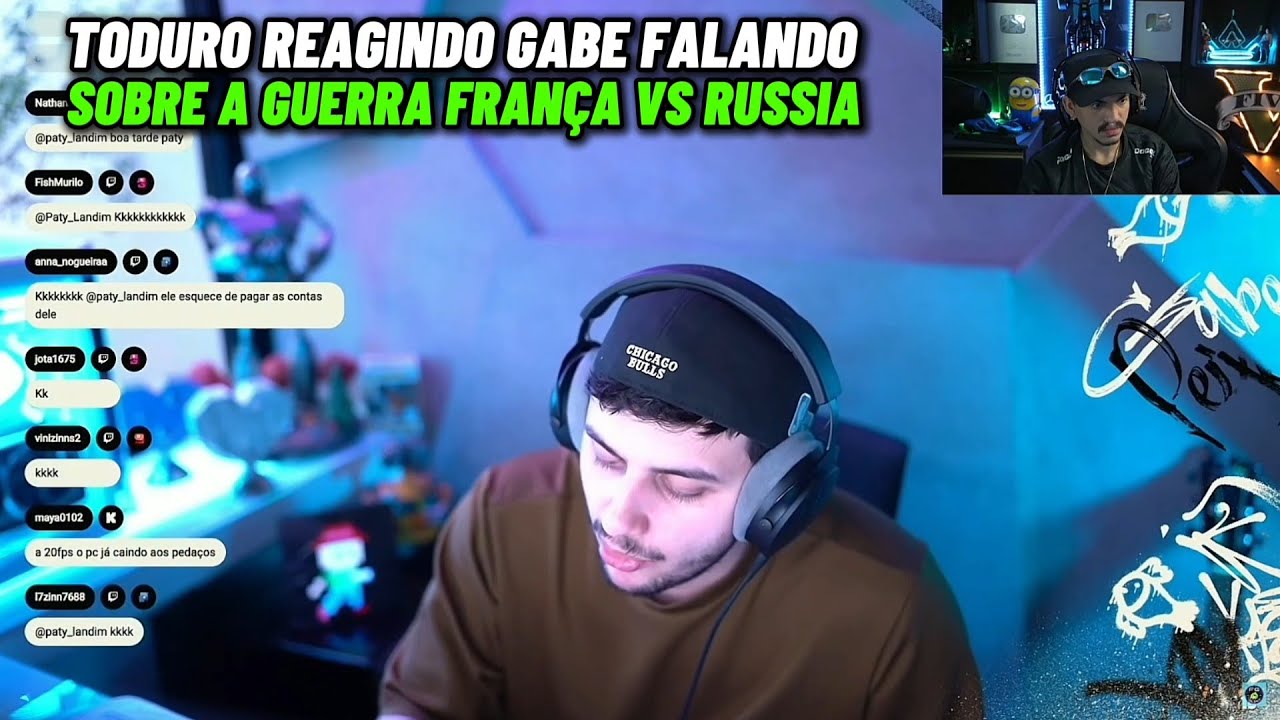 TODURO REAGINDO GABE FALANDO QUEM VAI GANHAR A GUERRA ENTRE FRANÇA E RÚSSIA