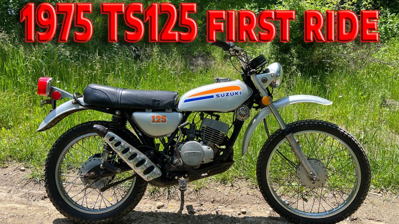 1975 Suzuki TS125 Duster: first ride back on the trails
