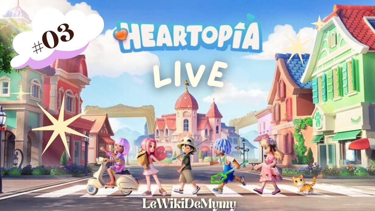 LIVE HEARTOPIA FR | On continue notre aventure toute mignonne - Ambiance chill, détente & discussion