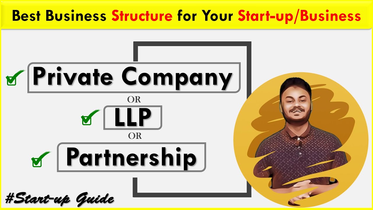 Best Business Structure for Startups | LLP vs Partnership vs Private Company | Start up Strategies