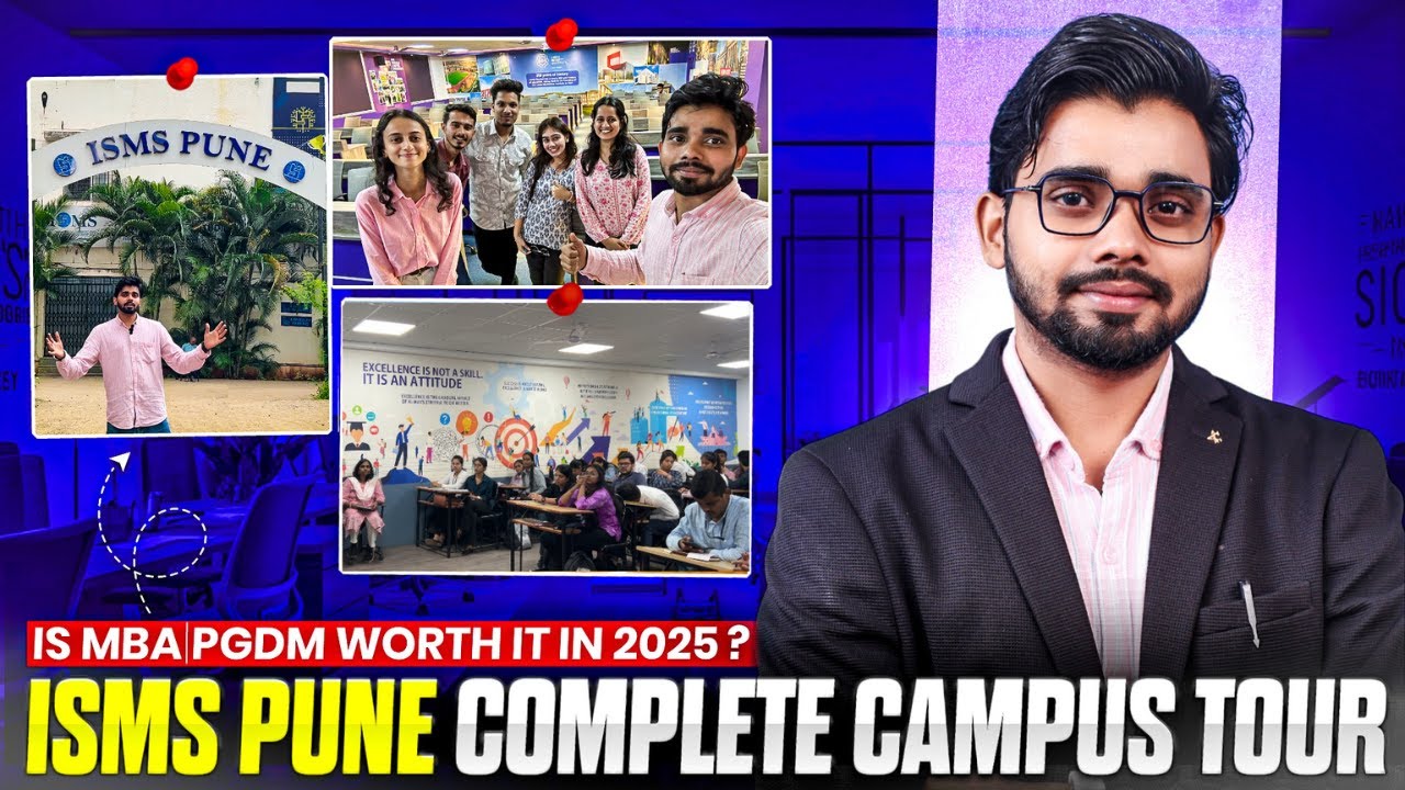 ISMS Pune for MBA & PGDM...Worth It in 2025❓Complete Campus Tour | Student Review #mba #pgdm #isms