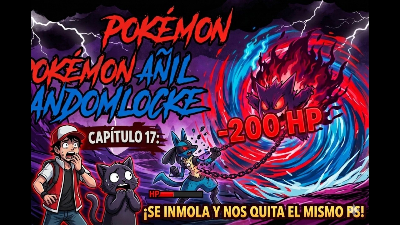 Pokémon Añil Súper Randomlocke - Ep. 17 - 💀⚰️ SACRIFICIO... ⚰️💀