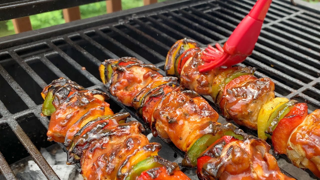 Pinchos Puertorriqueños de Pollo | Chicken Skewers | Brochetas a la Parrilla