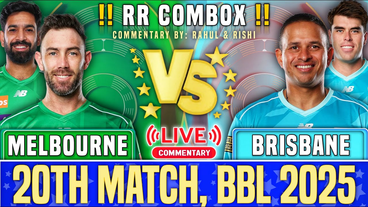 Brisbane Heat vs Melbourne Stars 20th Match By Rr Com Box |