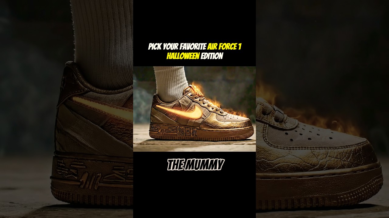 👟 Pick your favorite Nike Air Force 1 sneakers 🥾 Halloween Edition 🎃 