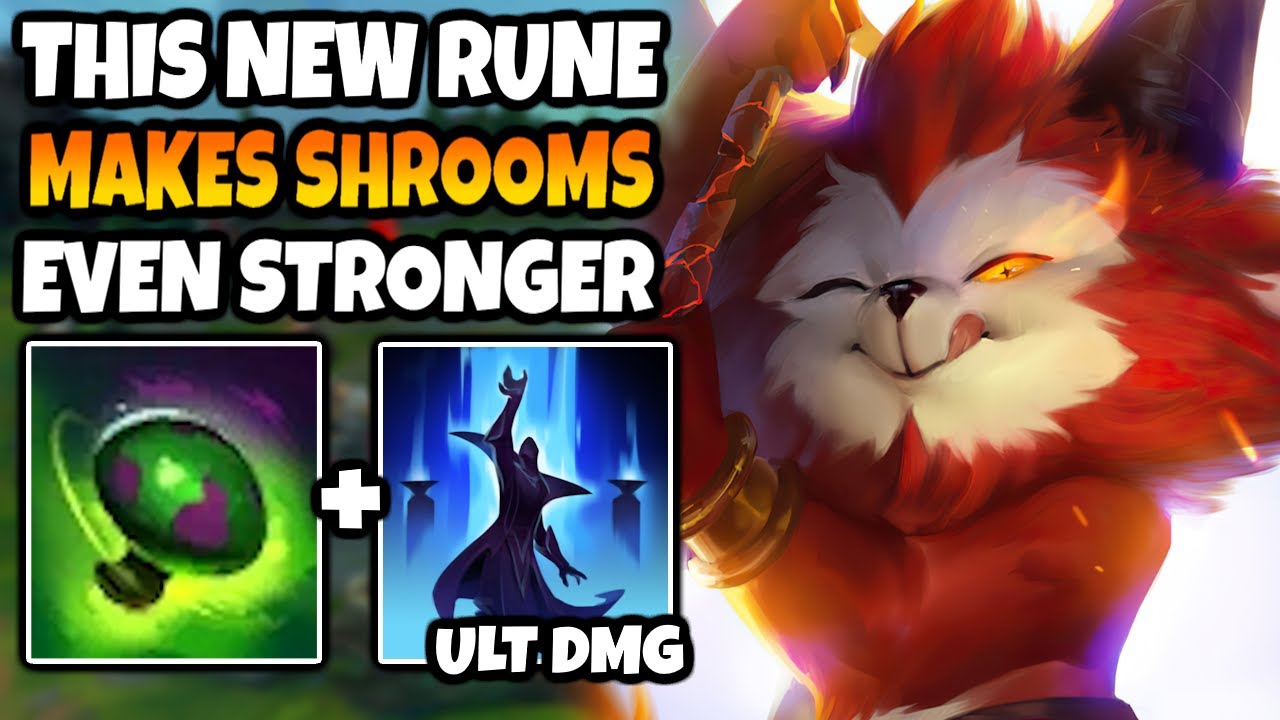SHROOM TEEMO just got MORE DAMAGE from this NEW RUNE!