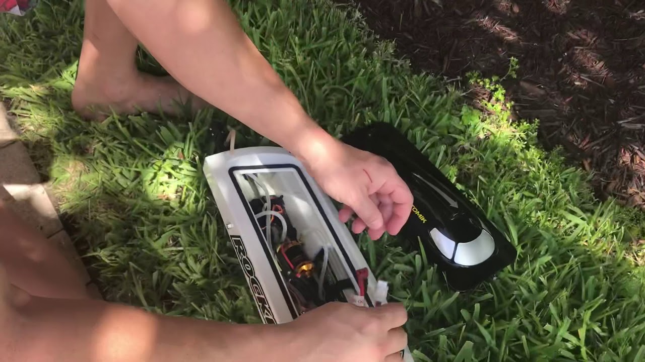 Joysway Rocket 26 / Atomik XL with a bigger outrunner! RC Boat