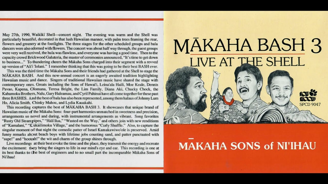 The Mākaha Sons of Ni'ihau - Medley III (1991, LIVE)