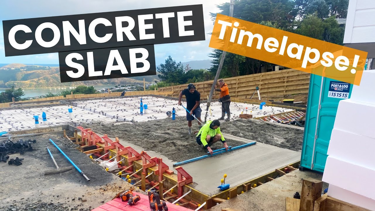 Sloping Site Concrete SLAB - Start to Finish