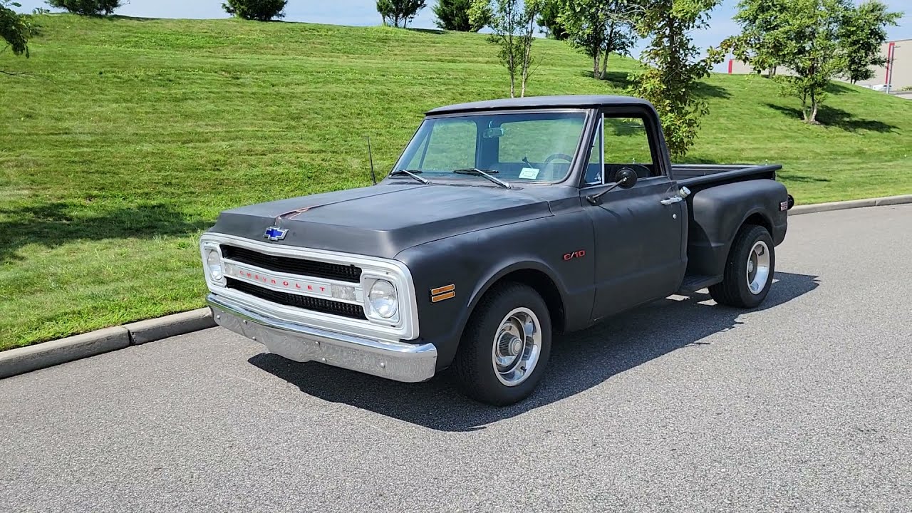 1970 Chevrolet C10 Stepside Pickup For Sale~Rebuilt 350 / Double Hump Heads