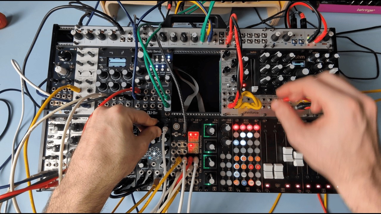 Modular Techno Live [125 bpm] [Ft. Bohm: @ohmforceofficial]