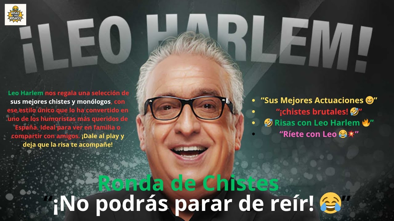 🤣 30 Minutos de Risa con Leo Harlem | Chistes Graciosos y Humor Español sin Parar #comedy #leoharlem