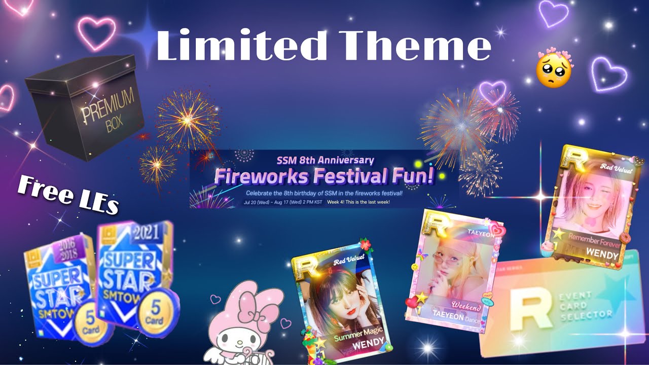 [SUPERSTAR SMTOWN] 🎂💖8th Anniversary Event | LEs card packs / Upgrade cards / R selector 🍭