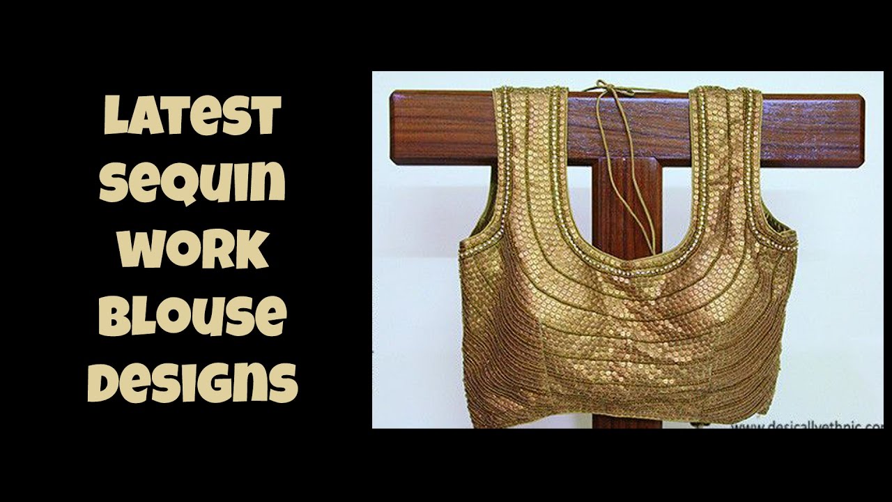 Sequin Blouse Designs