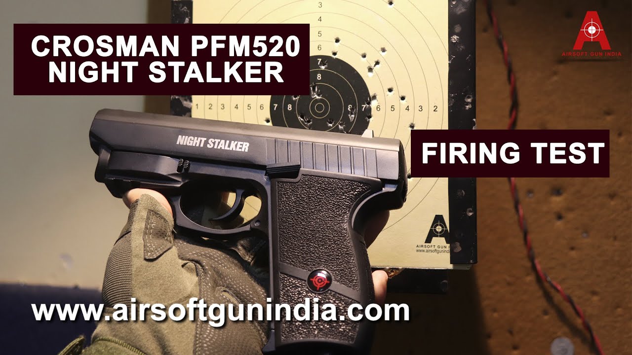 Crosman PFM520 Night Stalker Firing Test