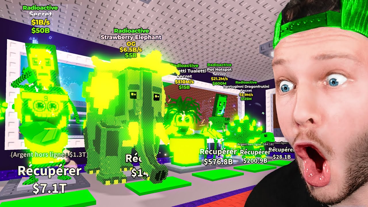 J'ai Volé TOUT les Nouveaux Brainrots Radioactifs !