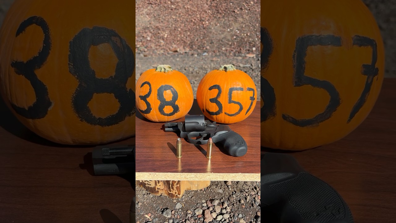 .38 Special против .357 Mag 🎃 #Пистолет #Револьвер