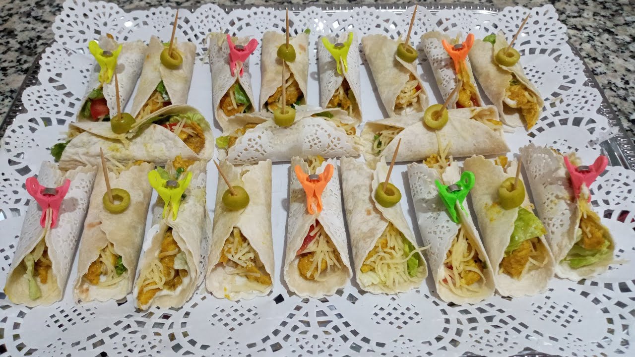 ميني طاكوس بحشوة الدجاج كيجي راقي ولذيذ 😋بمكونات بسيطة 👍