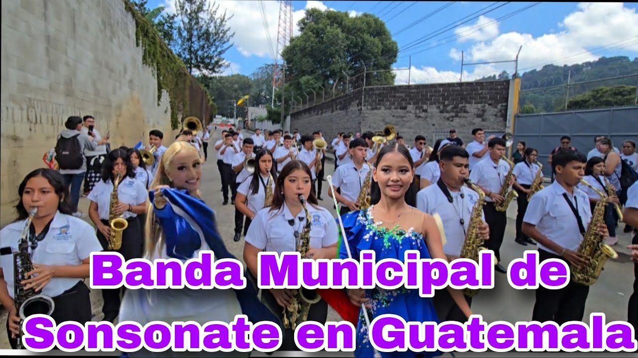“Sonsonate haciendo historia: Banda Municipal conquista Guatemala”
