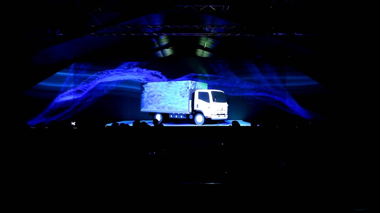 Video Mapping Camion Chevrolet Isuzu 700P Colombia