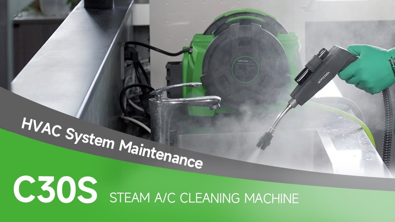 WIPCOOL STEAM A/C CLEANING MACHINE #Steam #clean #cleaning #pump #hvac #wipcool