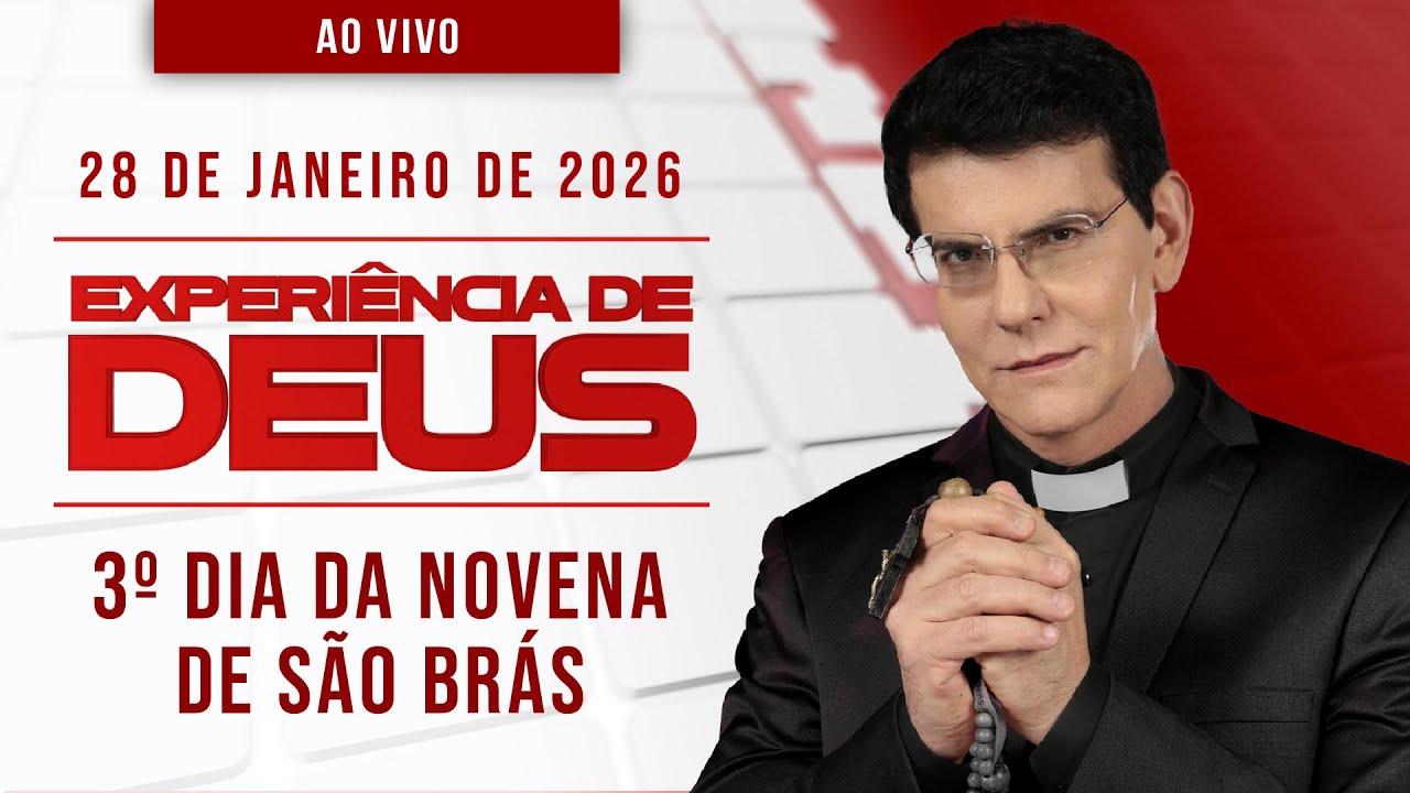 EXPERIÊNCIA DE DEUS | 28/01/26 | 3º DIA DA NOVENA DE SÃO BRÁS | @PadreManzottiOficial​