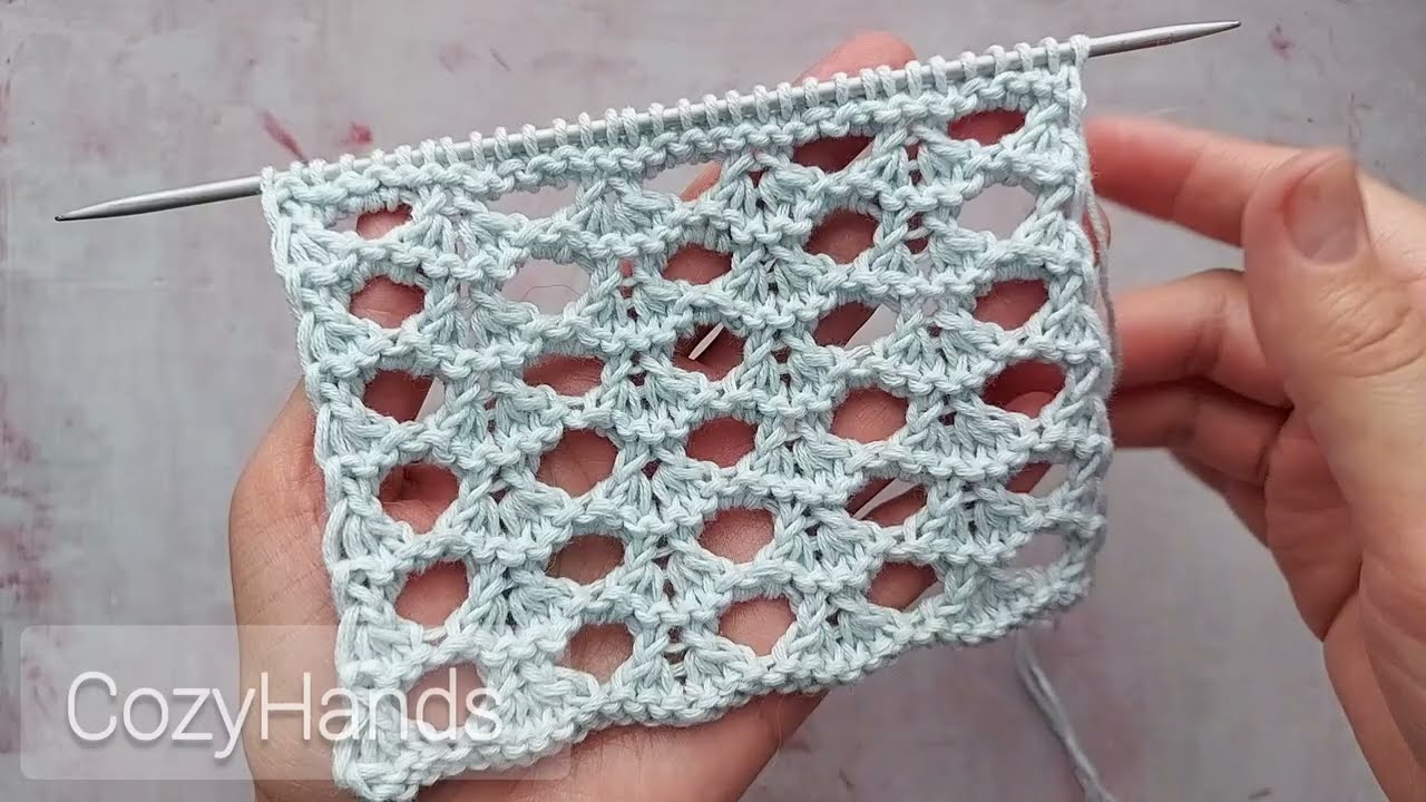Симпатичная крупная сетка из 