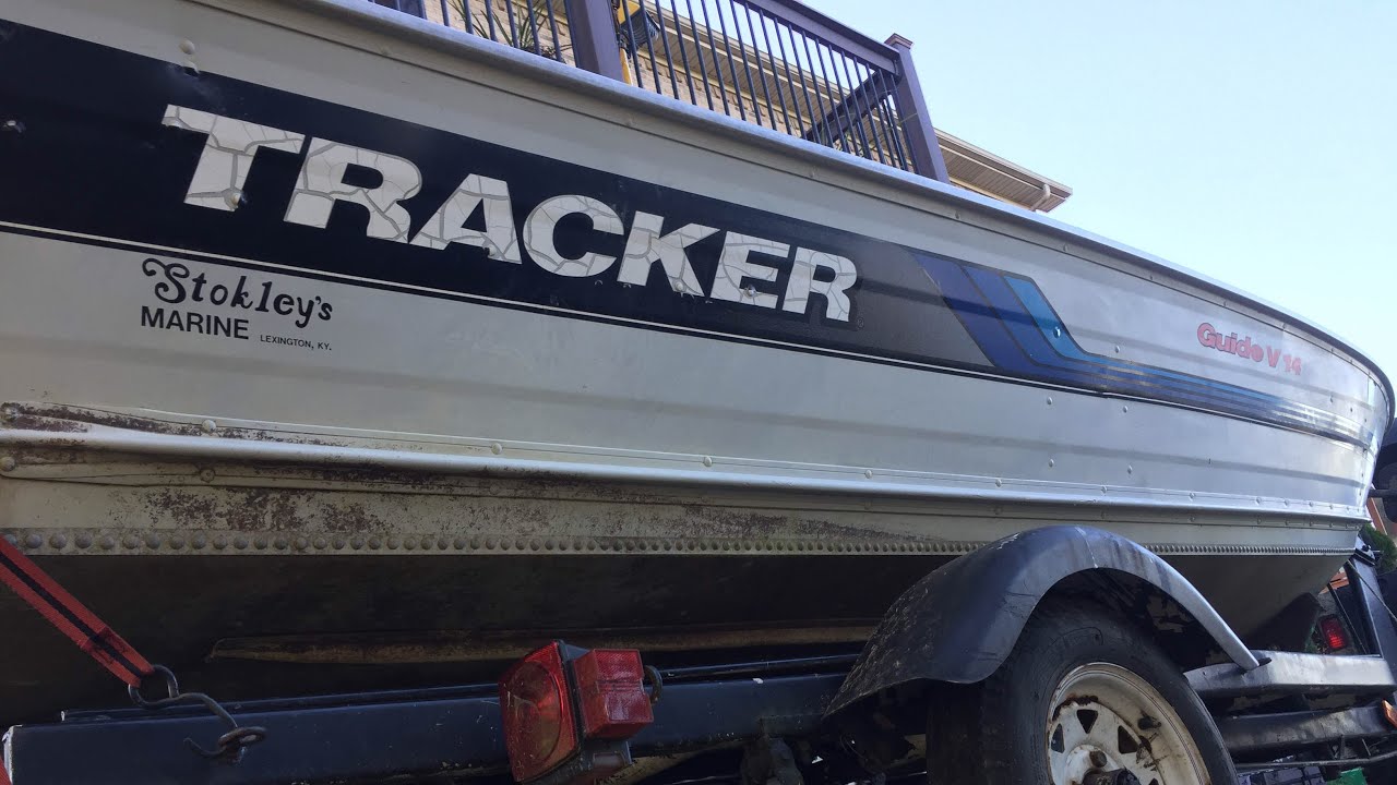 Restoring the Bass Tracker - Day 2