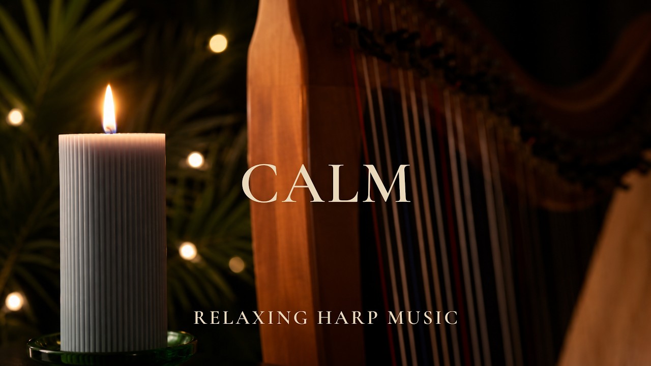Soothing Harp Music for Blue Monday
