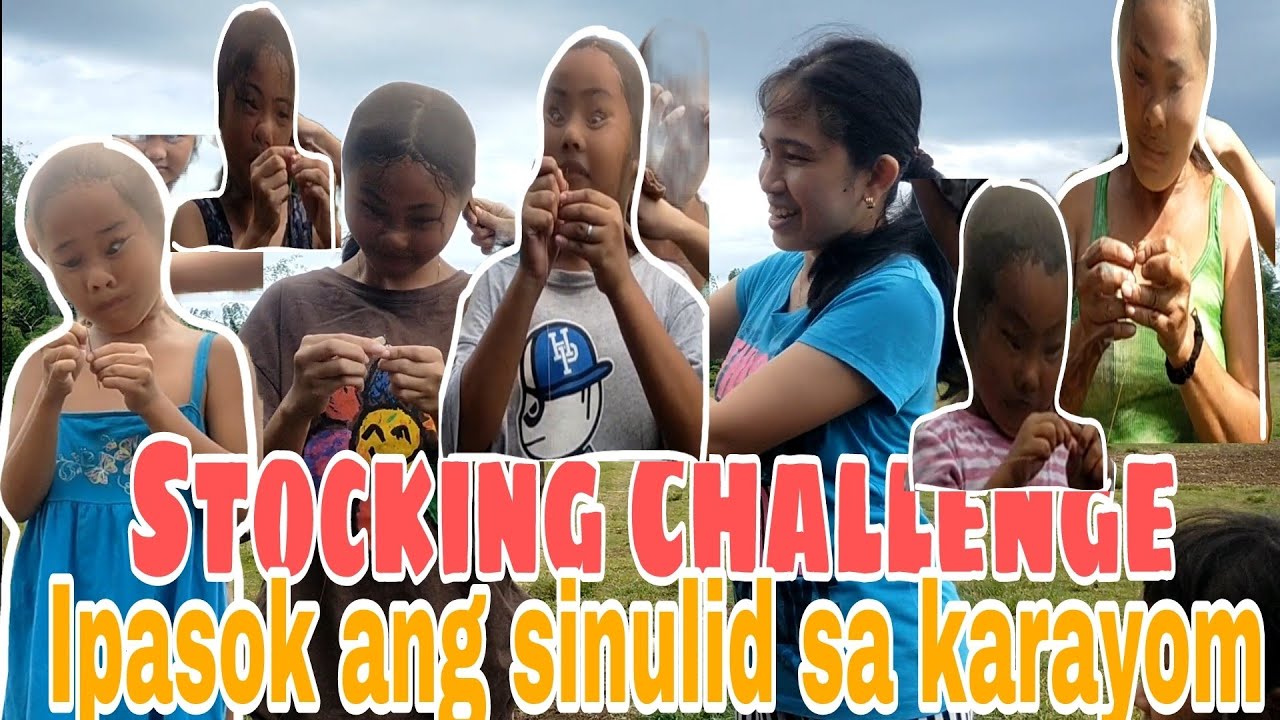 Stocking Challenge (Ipasok ang sinulid sa karayom)