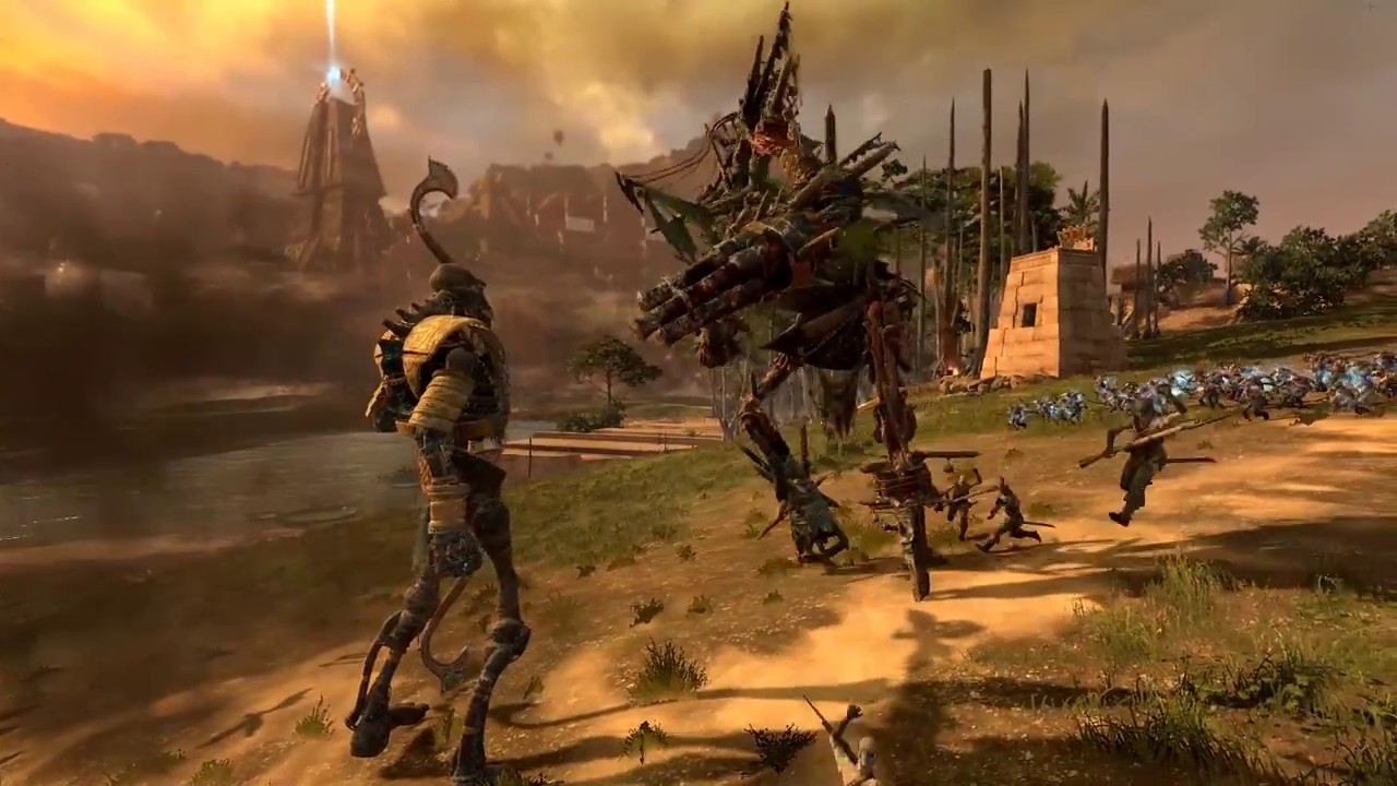 Necrofex Colossus VS Bone Giant | Total War: Warhammer 2