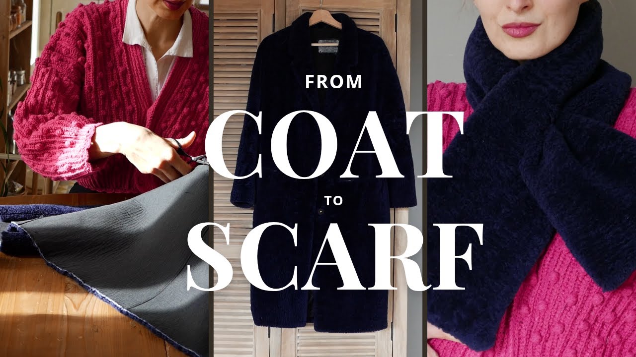 Sewing a Trendy Scarf from a Fur Coat