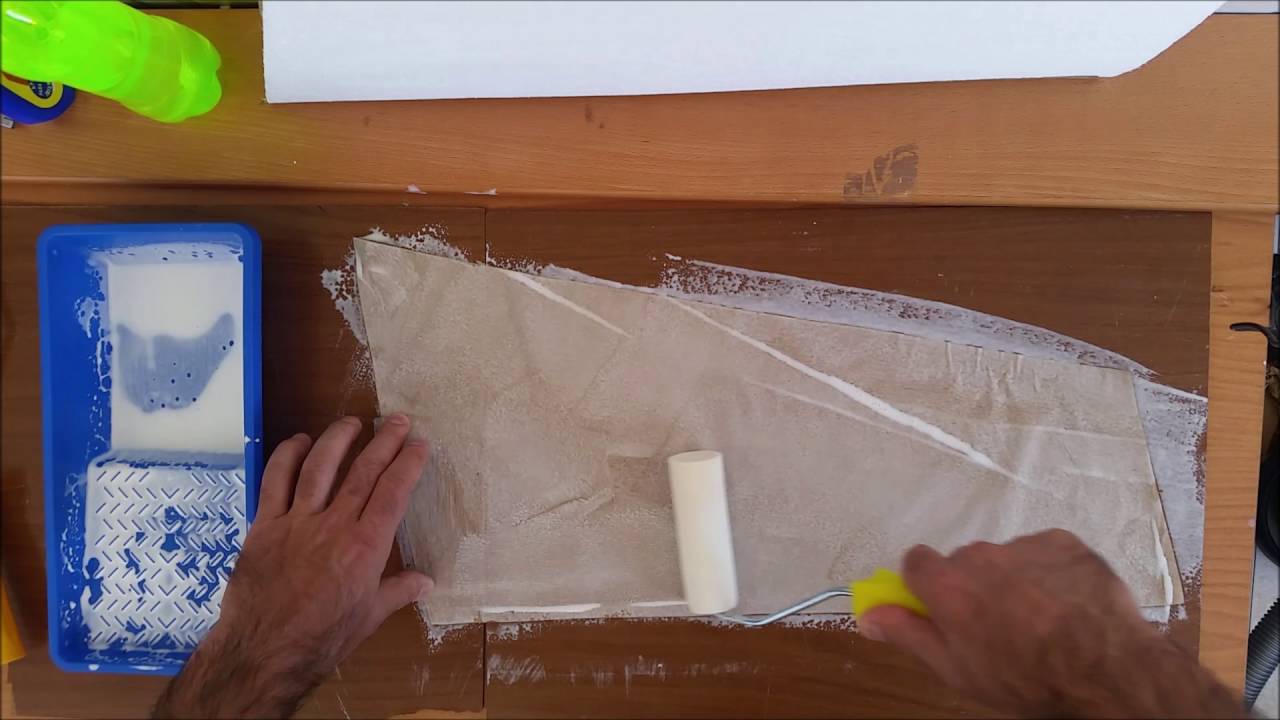 Flying Wing Build : Laminate Foam Wings Cores With Paper