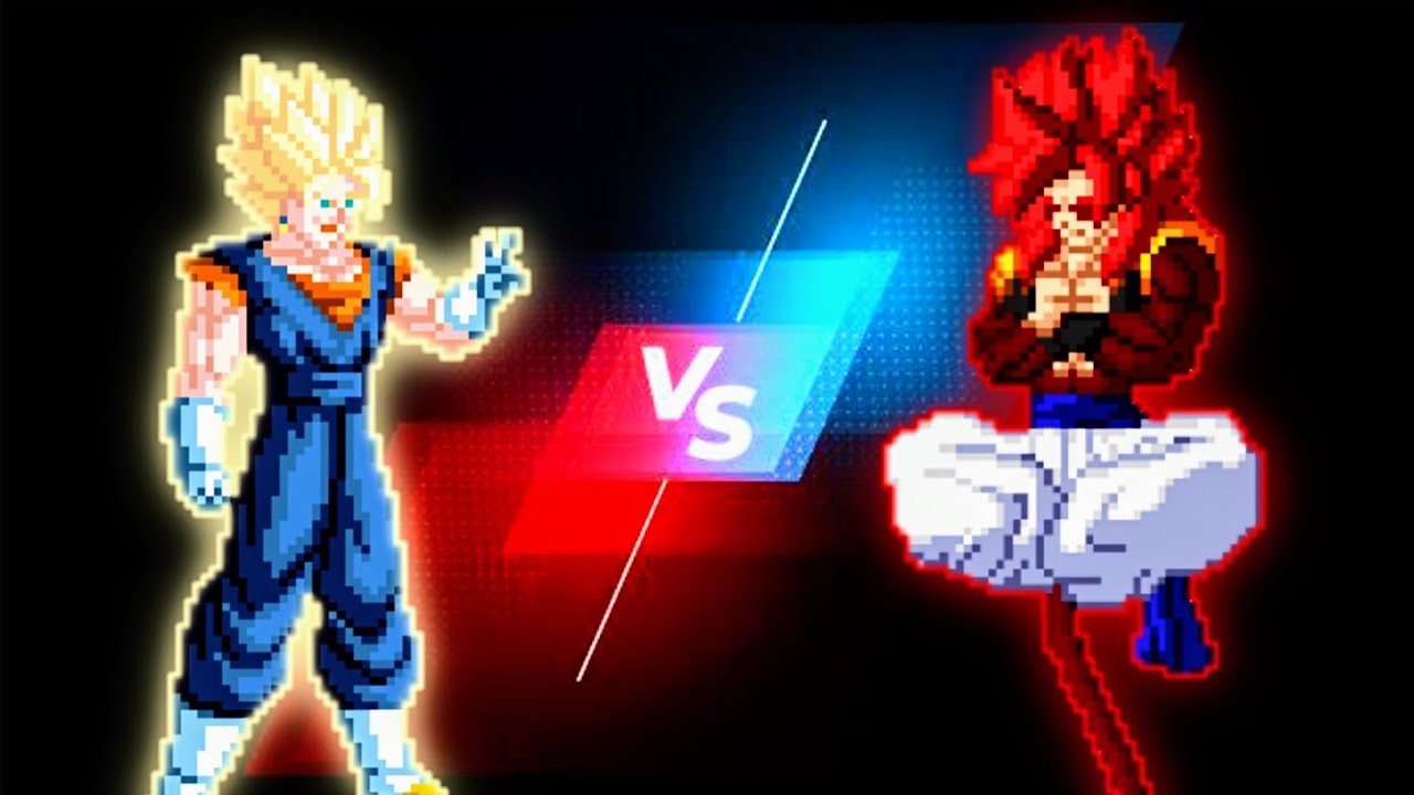Super Vegito AI VS Super Gogeta SSJ4 7P in Jump Force Mugen