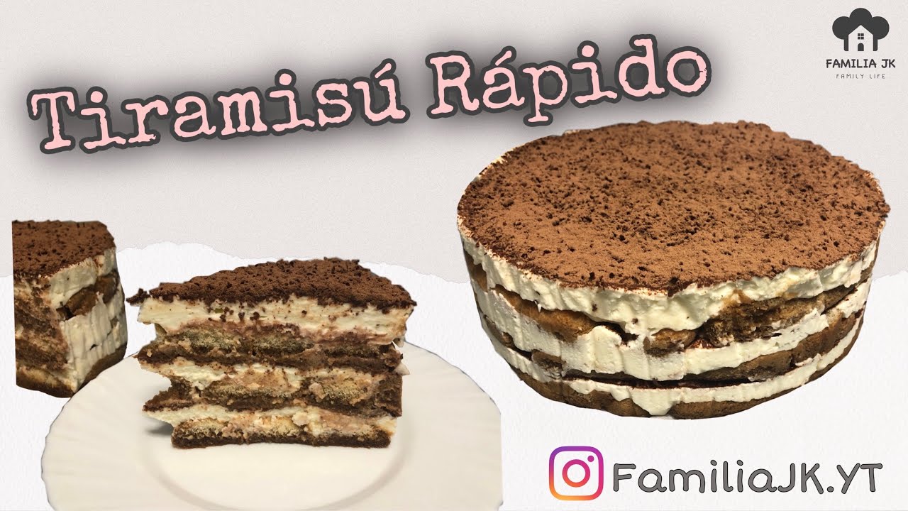 TIRAMISÚ RÁPIDO | sin HUEVO