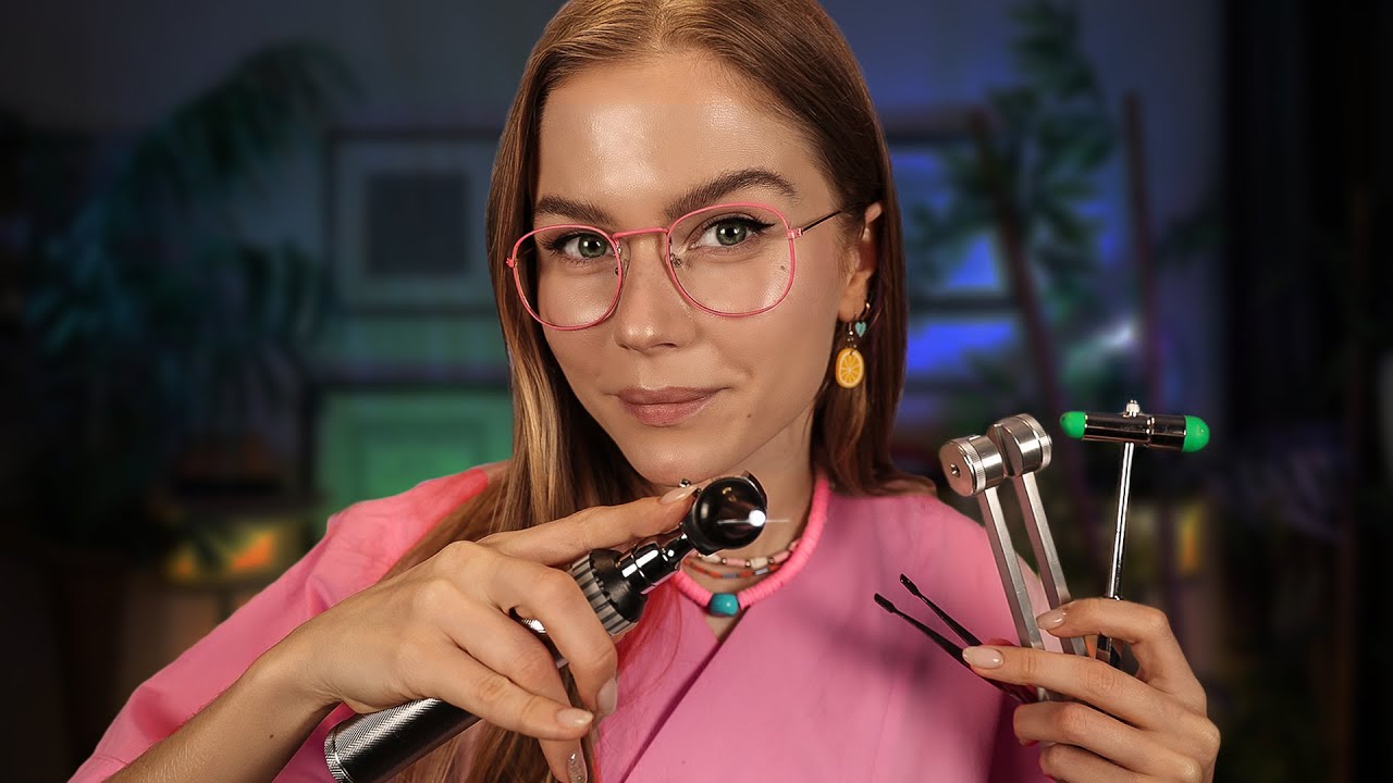 ASMR Ear Exam to a Nervous Patient RP