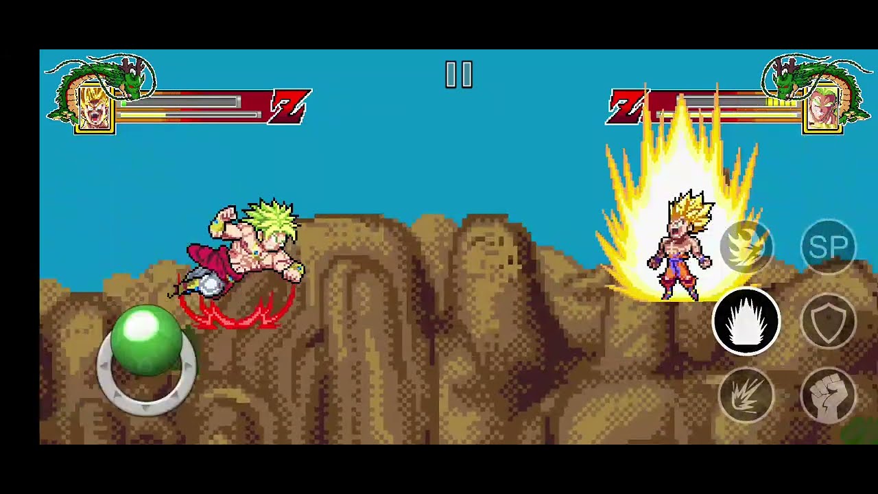 Goku vs Broly Power Warrior🐲!