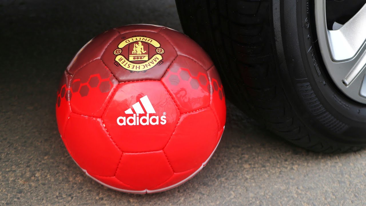 Crushing Crunchy & Soft Things by Car ! EXPERIMENT : Car vs Football