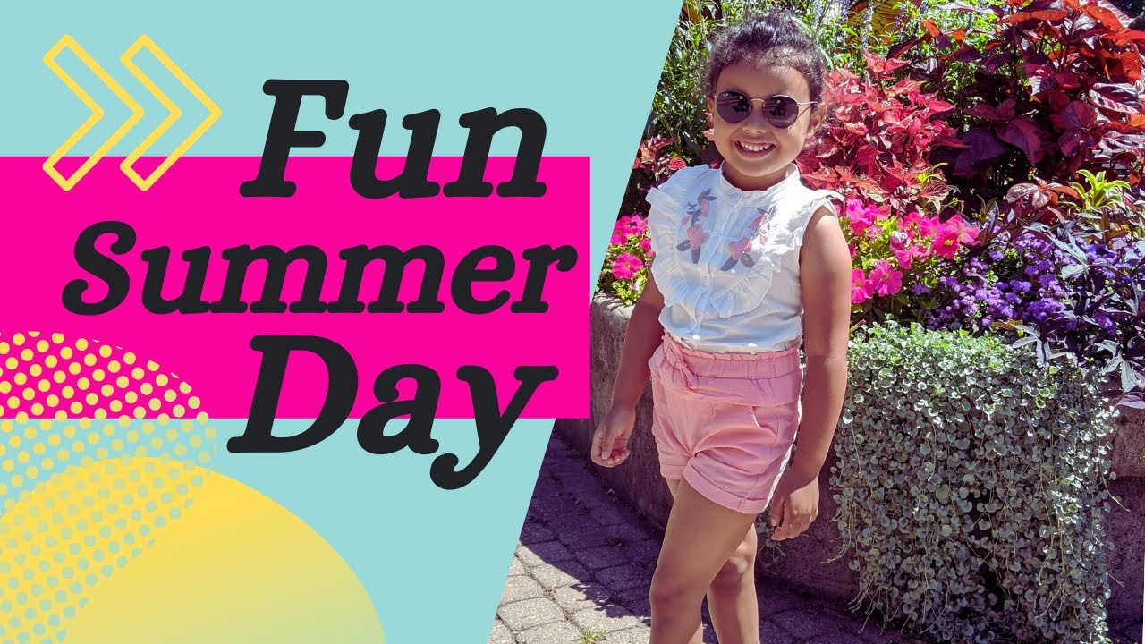 Summer Outdoor Fun For Kids Video | A Fun Summer Day Out | NonStop Azmina