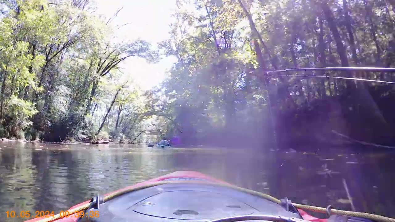 kayaking and fishing