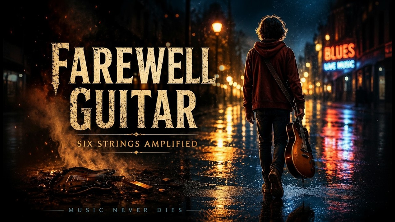 Farewell Guitar | Cinematic Blues Rock Journey | Six Strings Amplified