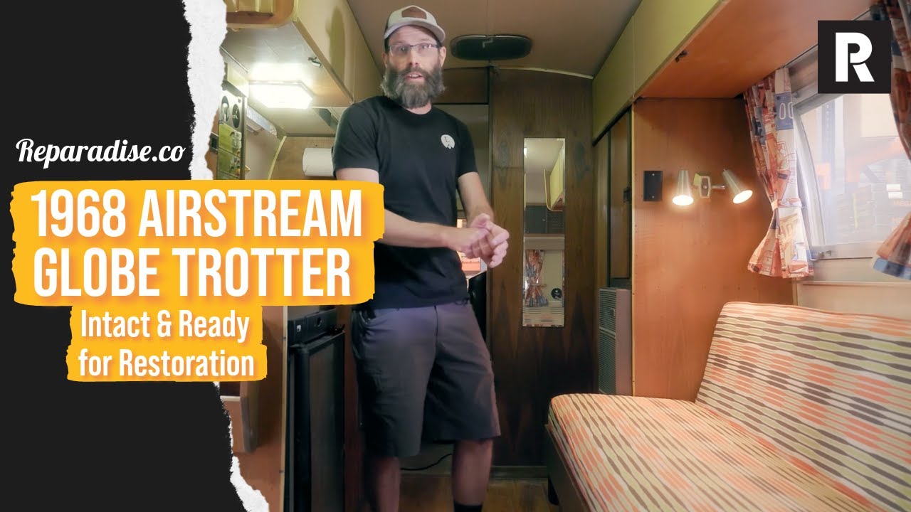 Airstream Globe Trotter 1968 года | Целый и готовый к реставрации