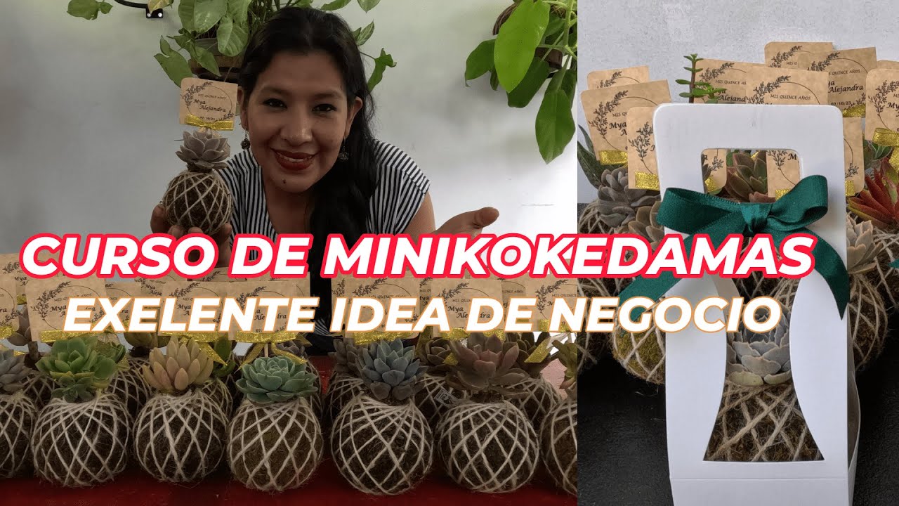 COMO HACER MINI KOKEDAMAS PARA RECUERDOS DE 15 AÑOS,MATRIMONIO,BAUTIZO..( EXCELENTE IDEA DE NEGOCIO)
