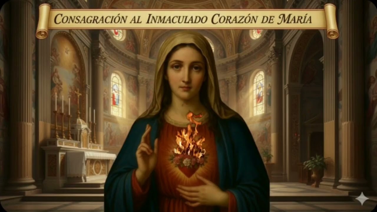 CONSAGRACIÓN AL INMACULADO CORAZÓN DE MARÍA  Misterios Gozosos Sábado 28 de Febrero de 2026