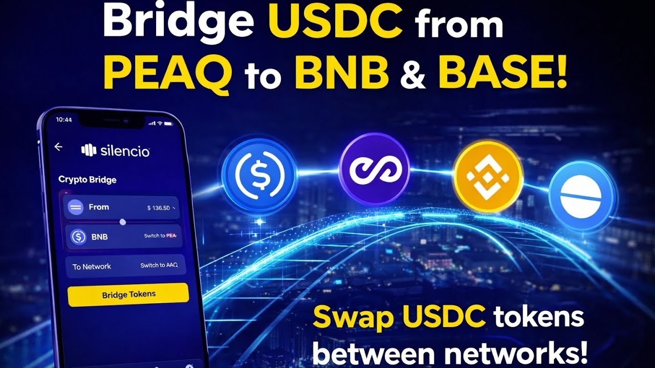 How to Bridge USDC from PEAQ to BNB & BASE (Step-by-Step)
