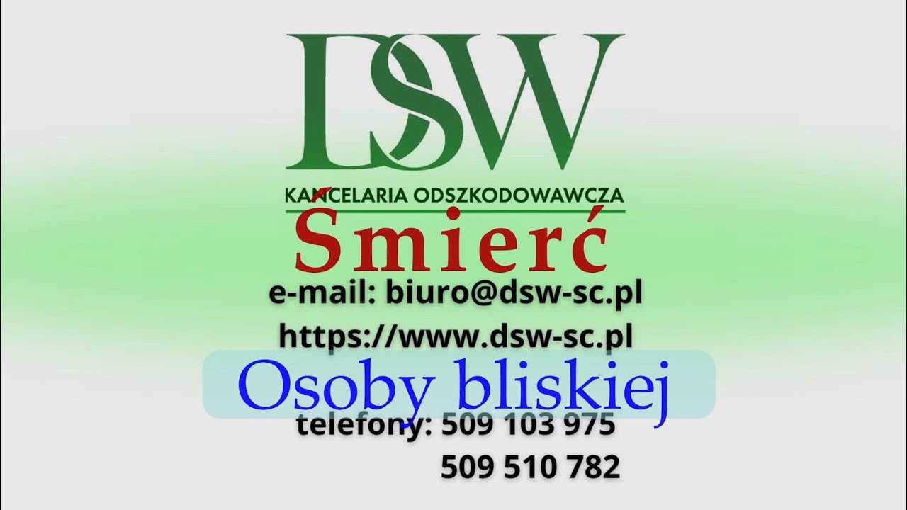 Odszkodowanie po śmierci osoby bliskiej w wypadku.