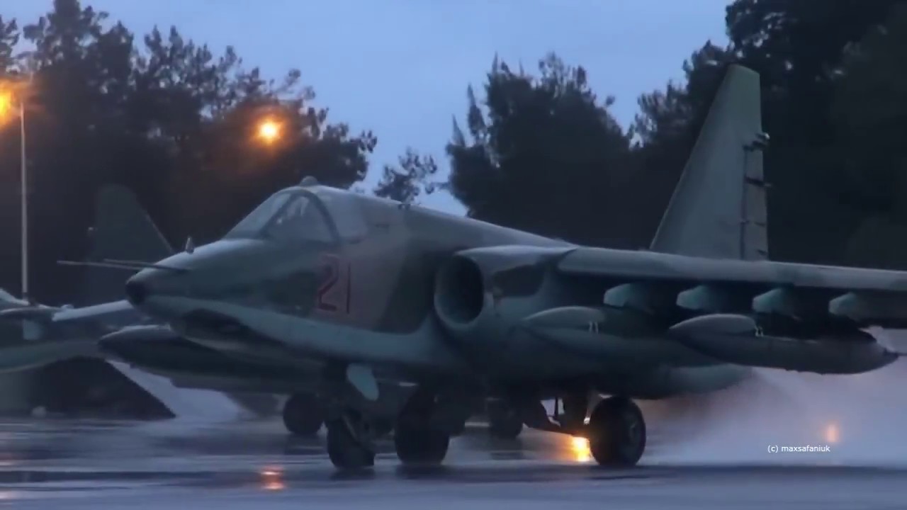 Really cool footage Su-25 Free Hunting | Russian Aviation in Syria