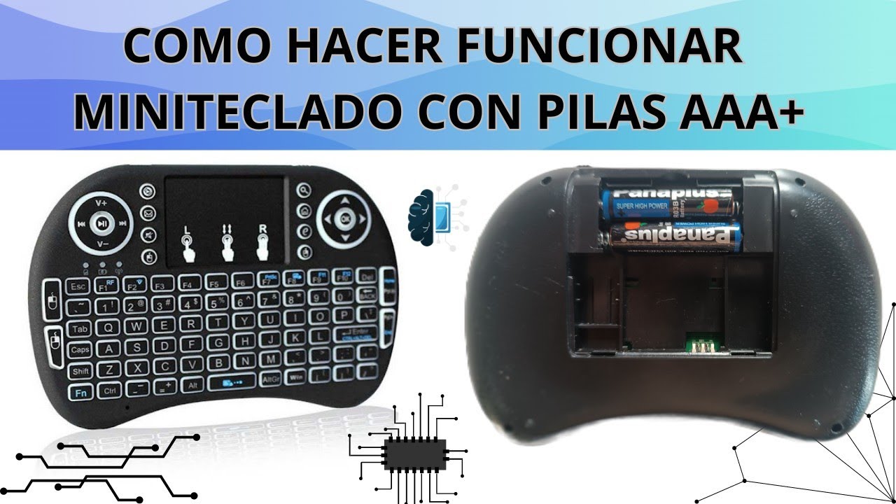 Modificación de Teclado Inalámbrico para TV: Usa Pilas AAA en Lugar de Recargables