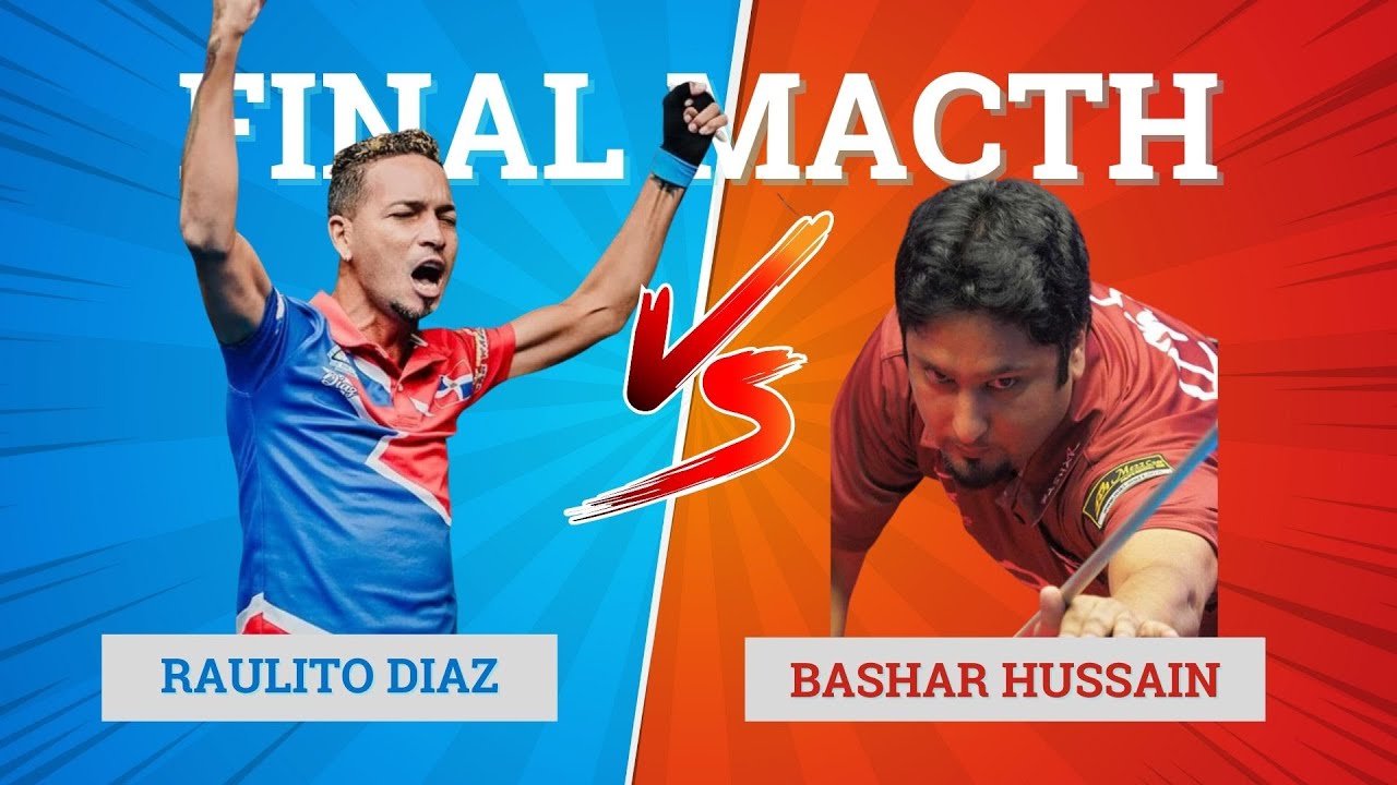 SERIE EPICA - RAULITO DIAZ VS BAHAR HUSSAIN MUNDIAL DE BOLA 10 LAS VEGAS EEUU