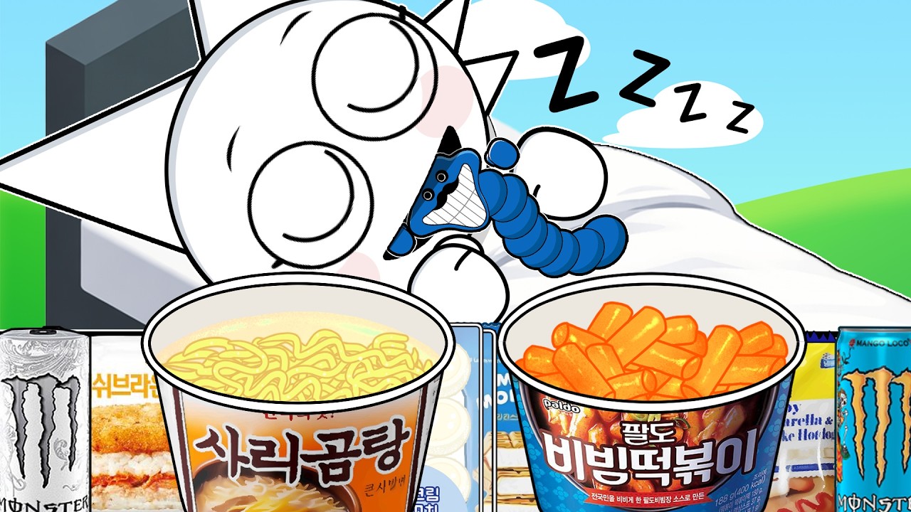 OMG! WENDA Gets in Big Trouble After Eating a HUNGRY WORM! WENDA VS HUNGRY WORM MUKBANG Animation